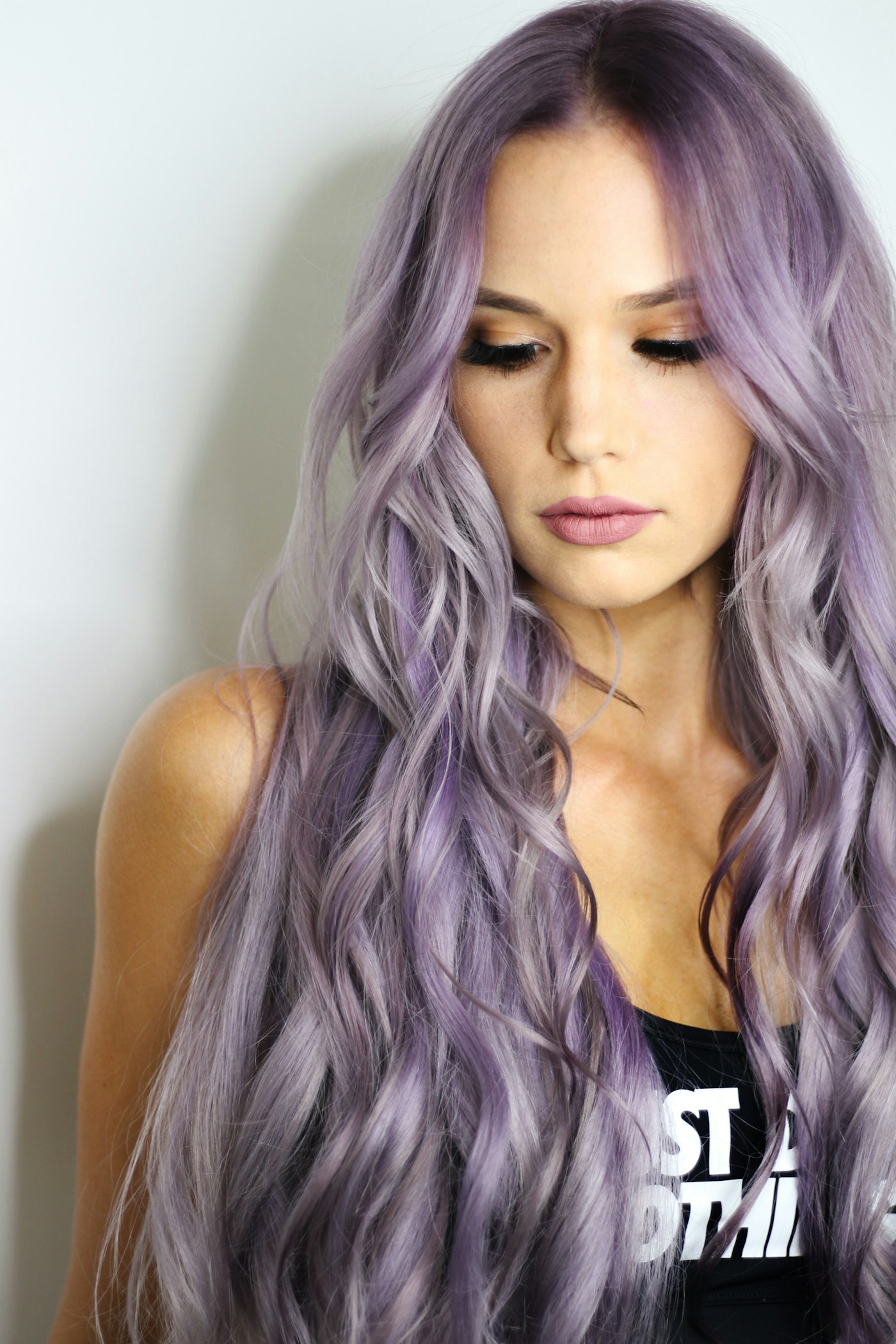 Long hair styling